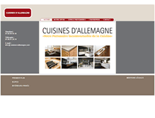 Tablet Screenshot of cuisines-dallemagne.com